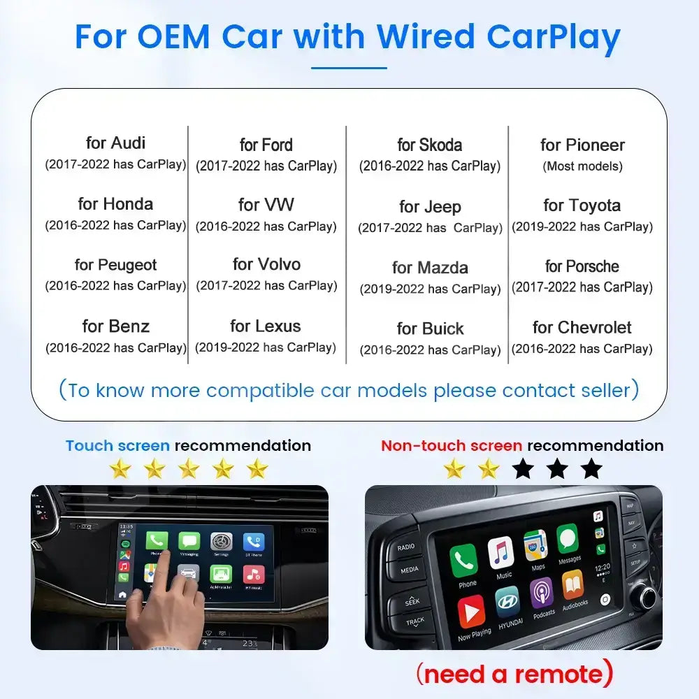 Carlinkit Carplay Android Auto Netflix, Youtube AI Adapter