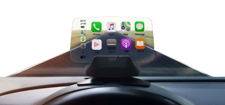 Head Up Display (HUD) For CarPlay And Android Auto Cars