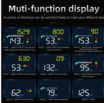 Head Up Display (HUD) For CarPlay And Android Auto Cars