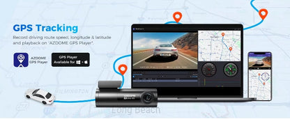 Dash Cam For Cars Front And Rear 4K Camera